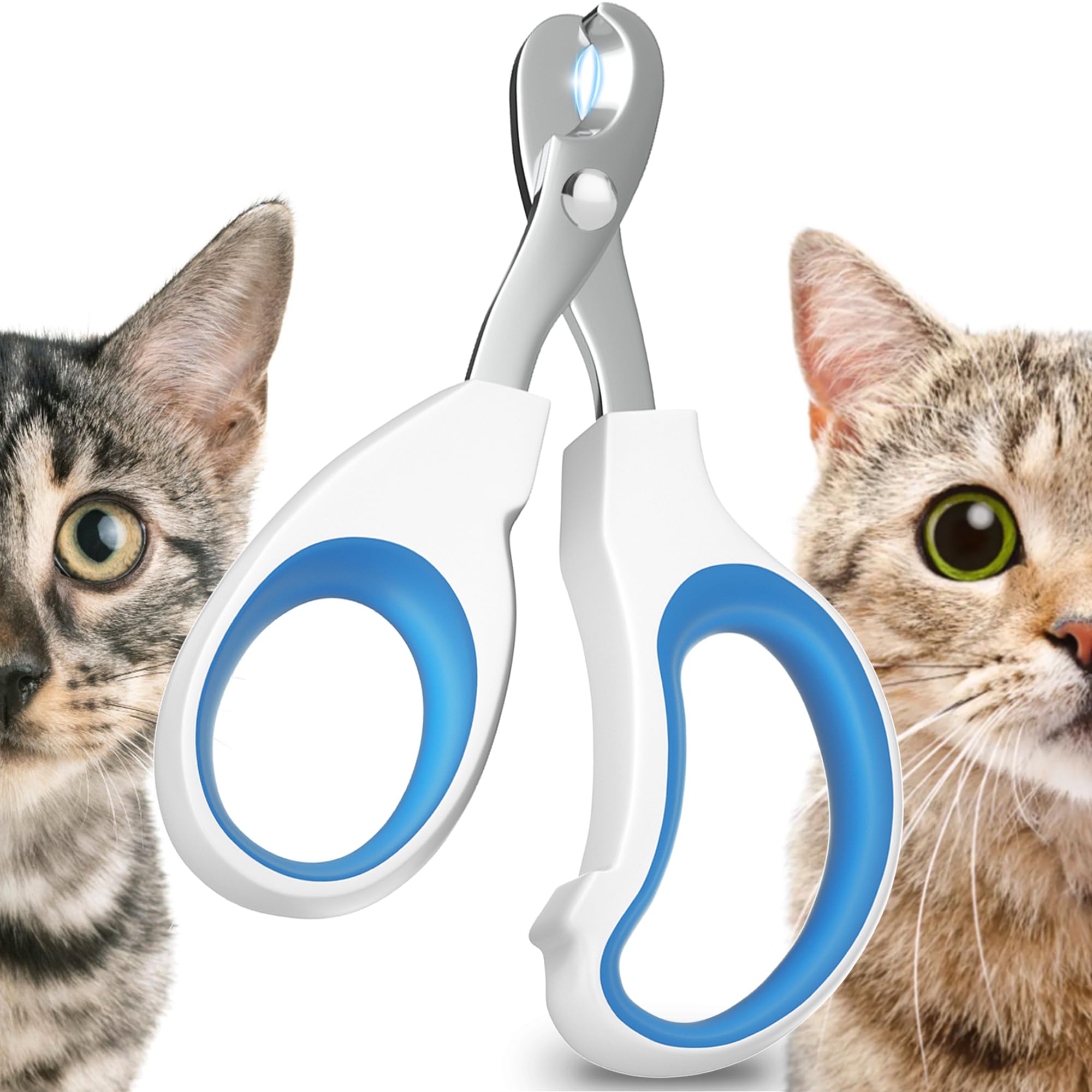 Krallenschere Katzen – Einfach & Sicher für Anfänger – Ergonomisches Design für komfortablen Griff – Ideal zur Katzengrooming
